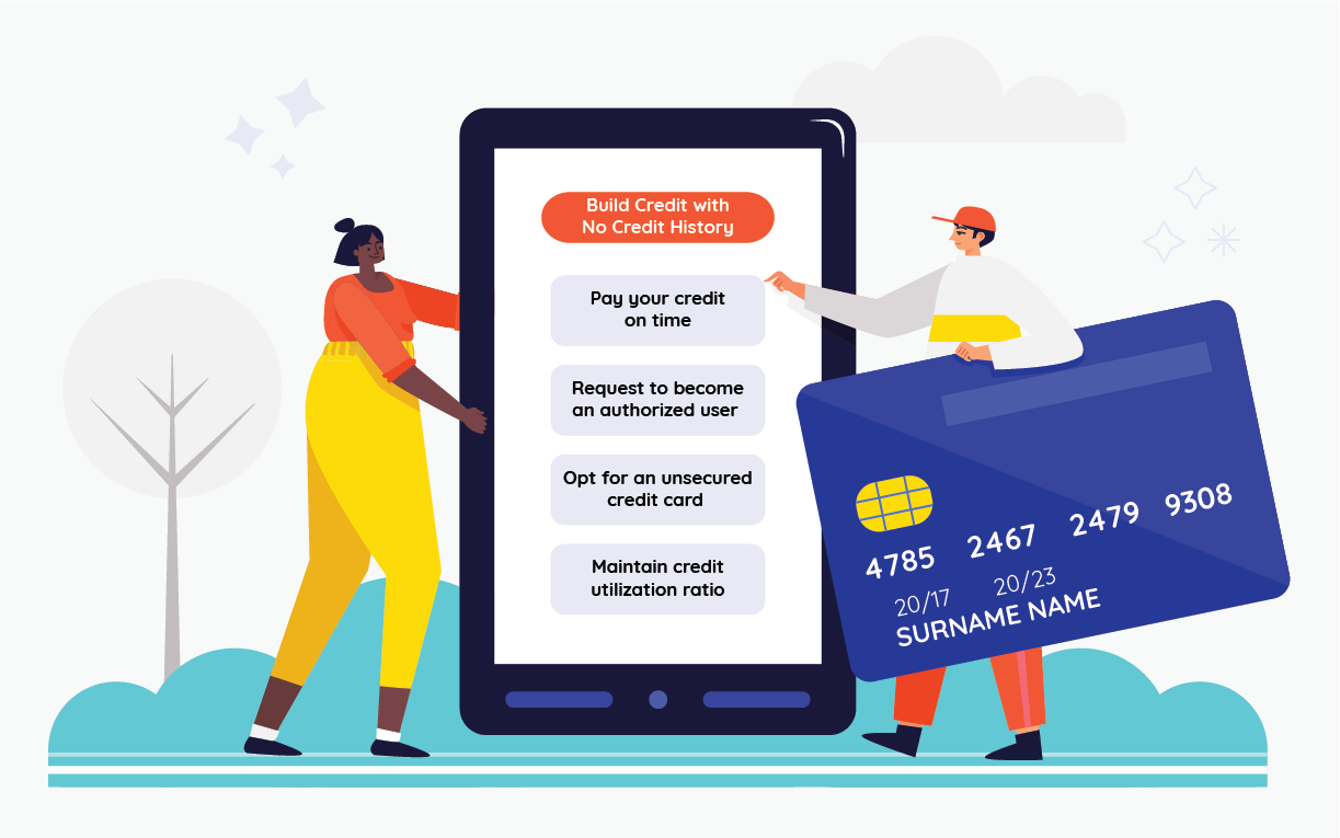 Young professional receiving first credit card approval without credit history in India